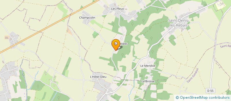 localisation de l'entreprise PV88 CONSTRUCTION  SAINT-DENIS-LES-REBAIS