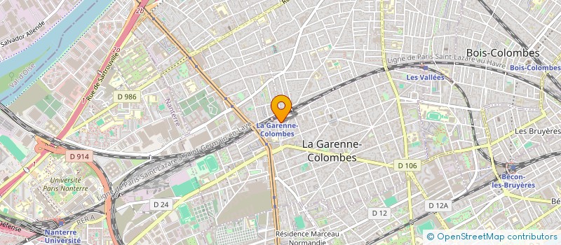 localisation de l'entreprise PVA CONSULTANTS à LA GARENNE-COLOMBES