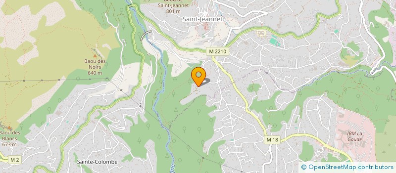 localisation de l'entreprise PVASTRUC  SAINT-JEANNET