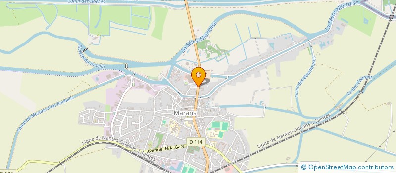 localisation de l'entreprise PVB  MARANS