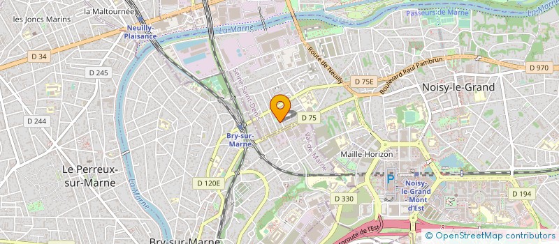 localisation de l'entreprise PVB à NOISY-LE-GRAND
