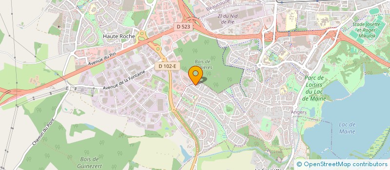 localisation de l'entreprise PVBAL à ANGERS
