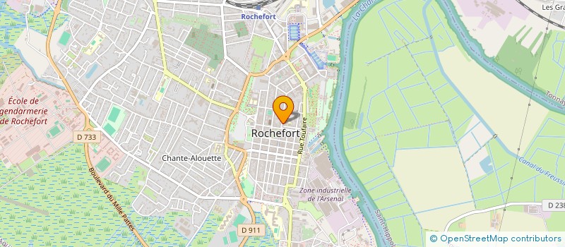 localisation de l'entreprise PVBAR  ROCHEFORT