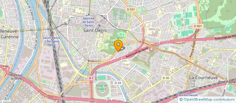localisation de l'entreprise PVC  SAINT-DENIS