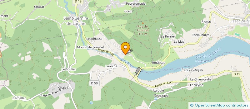 localisation de l'entreprise PVC AVENIR  SAINT-CERNIN-DE-LARCHE