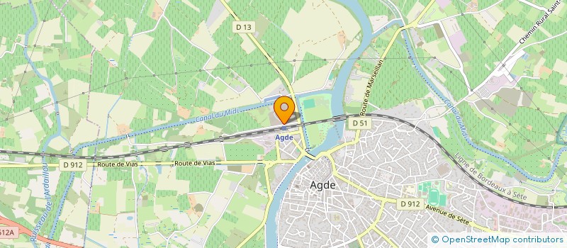 localisation de l'entreprise PVC CONCEPT à AGDE
