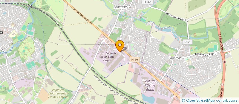 localisation de l'entreprise PVC CREATION LA BOUTIQUE  SANTENY