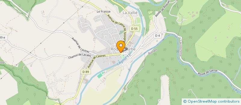 localisation de l'entreprise PVC DECO  ROQUECOURBE