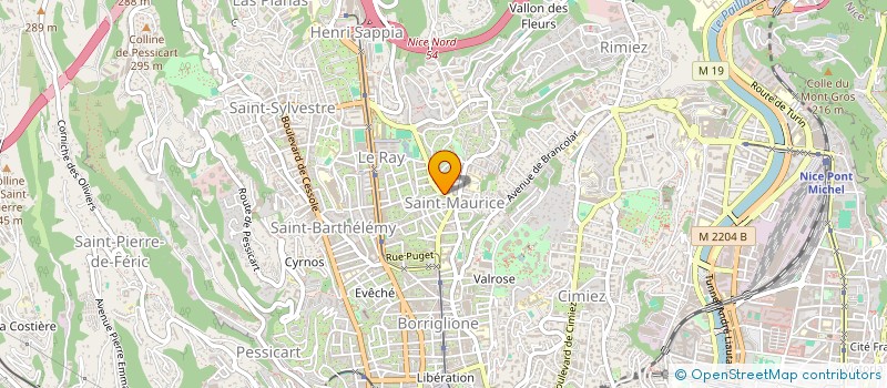 localisation de l'entreprise PVC ET ALUMINIUM COTE D'AZUR à NICE