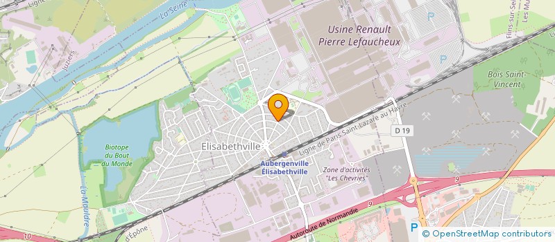 localisation de l'entreprise PVC FERMETURE  AUBERGENVILLE