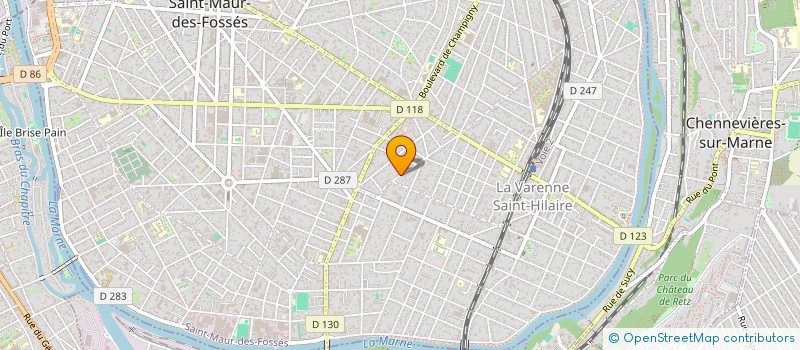 localisation de l'entreprise PVC PATRIMOINE à SAINT-MAUR-DES-FOSSES