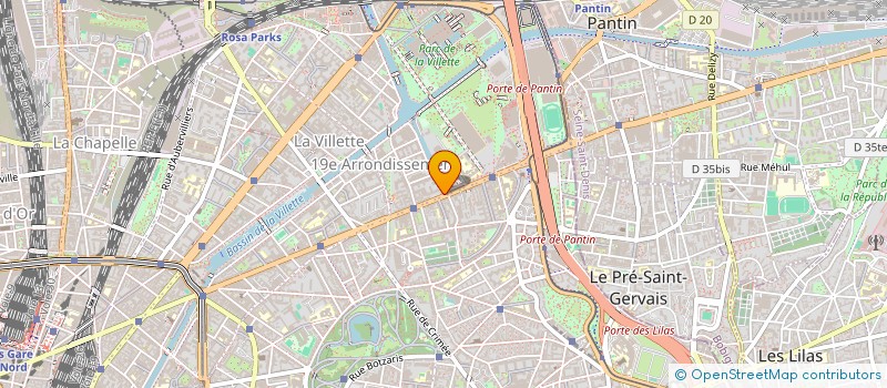 localisation de l'entreprise PVCINNOVALU FRANCE  PARIS