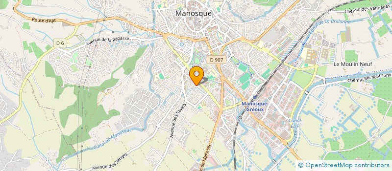 localisation de l'entreprise PVCJ à MANOSQUE