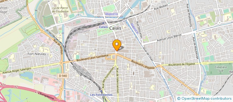 localisation de l'entreprise PVCR à CALAIS