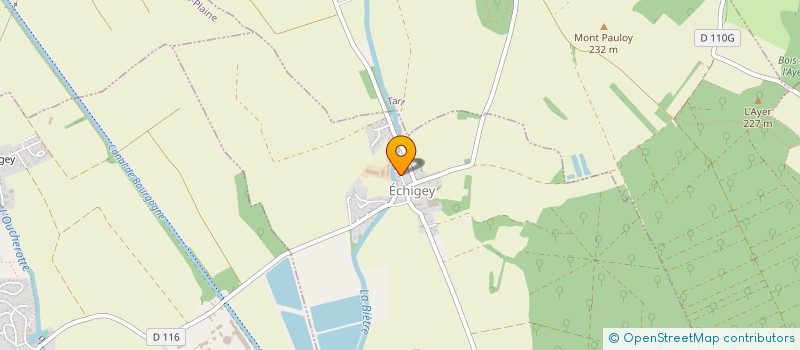 localisation de l'entreprise PVD  ECHIGEY