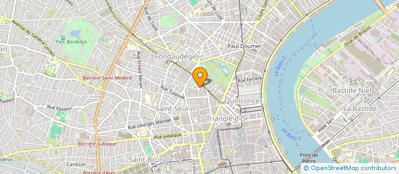 localisation de l'entreprise PVD33  BORDEAUX