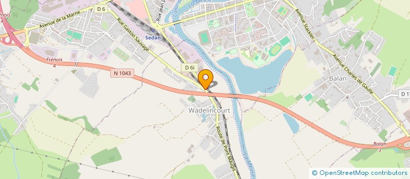 localisation de l'entreprise PVDM CONSEIL SAS  SEDAN