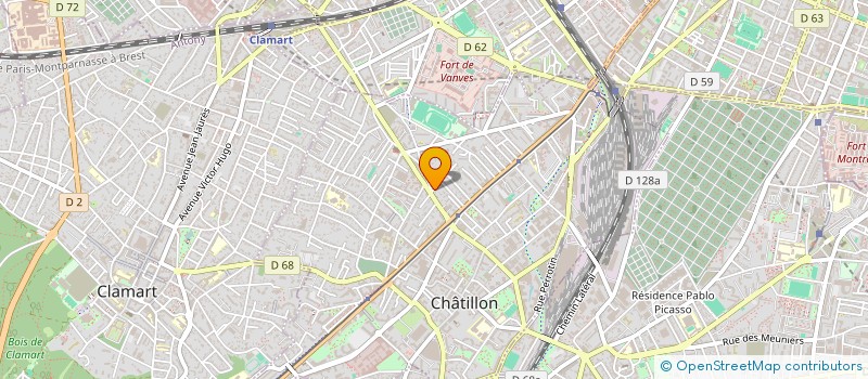 localisation de l'entreprise PVE à CHATILLON