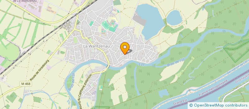 localisation de l'entreprise PVERINAUD  LA WANTZENAU