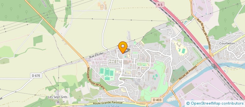 localisation de l'entreprise PVEV  MONTEREAU-FAULT-YONNE