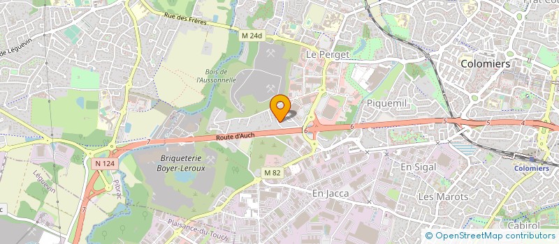 localisation de l'entreprise PVEX à COLOMIERS