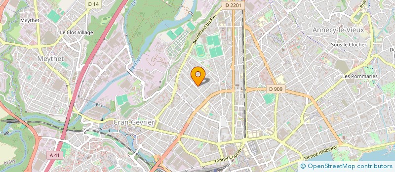 localisation de l'entreprise PVG à ANNECY