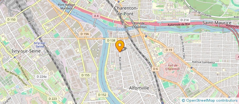 localisation de l'entreprise PVG BATIPRO à ALFORTVILLE