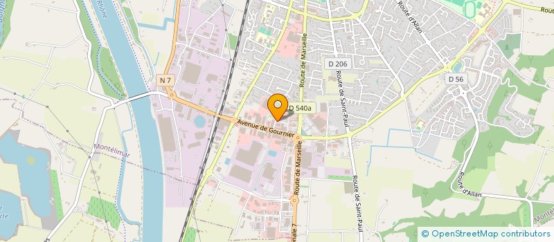 localisation de l'entreprise PVGS à MONTELIMAR