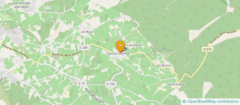 localisation de l'entreprise PVHI  BEDOIN