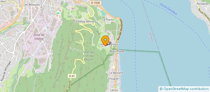 localisation de l'entreprise PVI 2  ANNECY