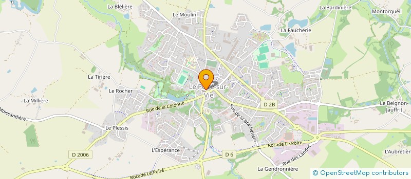 localisation de l'entreprise PVI à LE POIRE-SUR-VIE