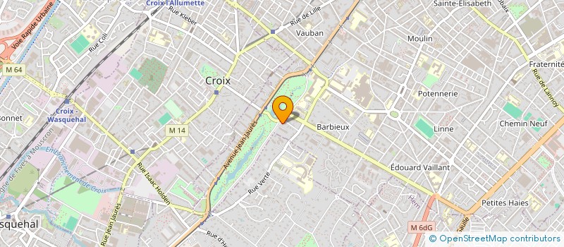 localisation de l'entreprise PVLA CONSEIL à ROUBAIX