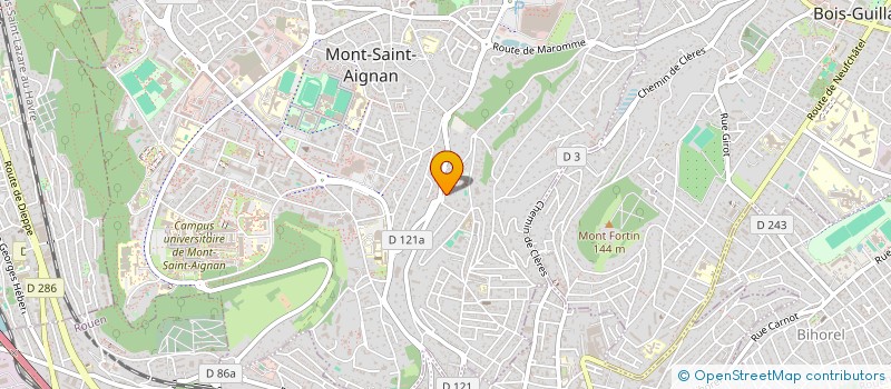 localisation de l'entreprise PVLH  MONT-SAINT-AIGNAN