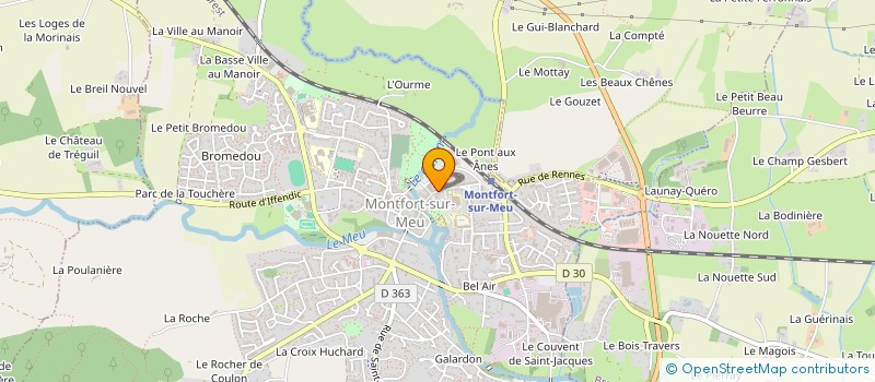 localisation de l'entreprise PVM PREMIUM VAP MONTFORT  MONTFORT-SUR-MEU