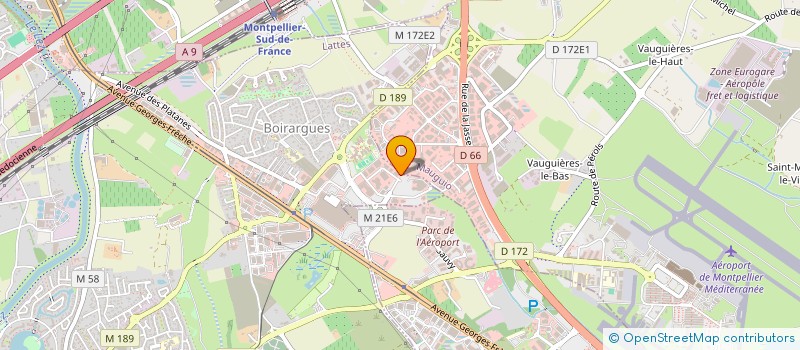 localisation de l'entreprise PVM3 à LATTES