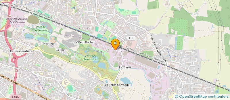 localisation de l'entreprise PVMF  LOIRE-AUTHION