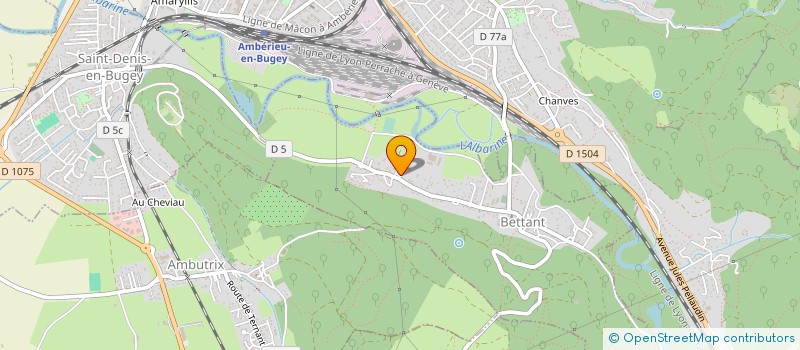 localisation de l'entreprise PVML  BETTANT