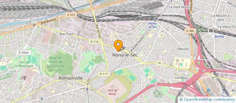 localisation de l'entreprise PVMV LILAS à NOISY-LE-SEC
