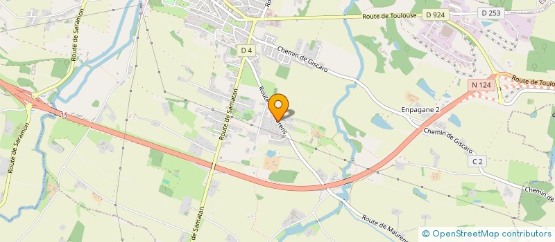 localisation de l'entreprise PVN PHOTOVOLTAIQUE NOUGUES  GIMONT