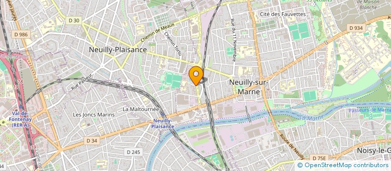 localisation de l'entreprise PVP ASSOCIATES à NEUILLY-SUR-MARNE