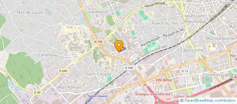 localisation de l'entreprise PVPN TRANSPORTS  NIMES