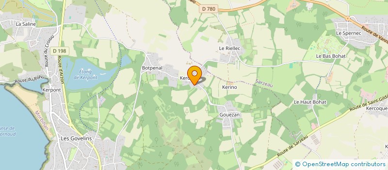 localisation de l'entreprise PVPP  SAINT-GILDAS-DE-RHUYS