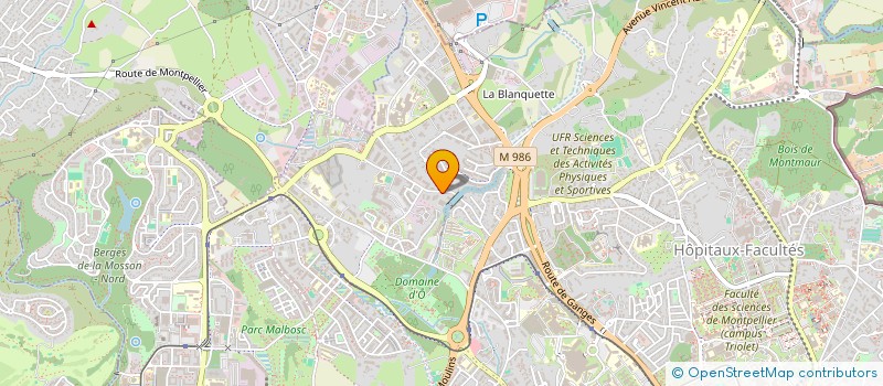 localisation de l'entreprise PVPROMO à MONTPELLIER