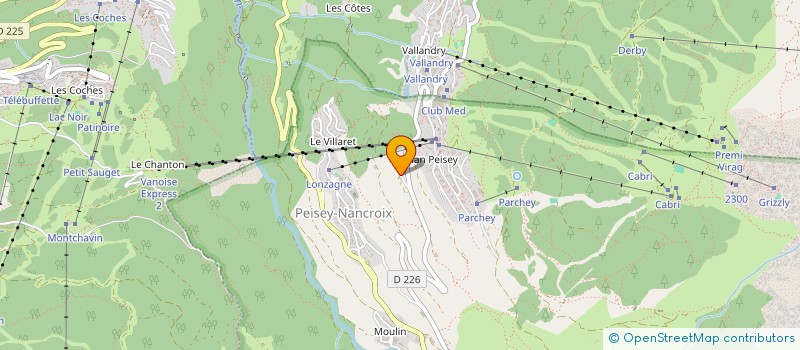 localisation de l'entreprise PVR à PEISEY-NANCROIX