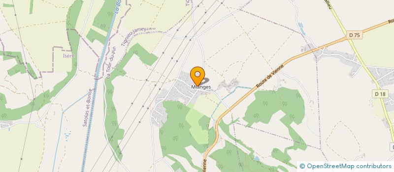 localisation de l'entreprise PVS  CHAMAGNIEU