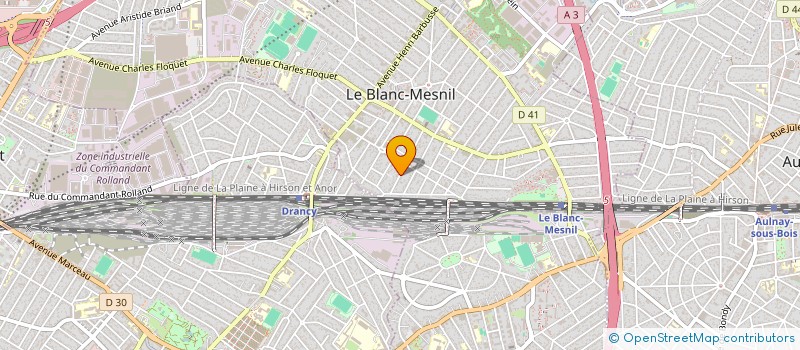 localisation de l'entreprise PVS AUTO à LE BLANC-MESNIL