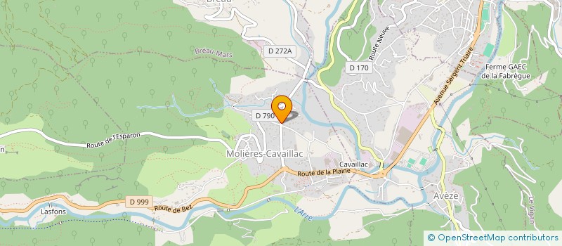 localisation de l'entreprise PVS RACING  AVEZE