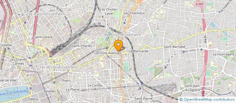 localisation de l'entreprise PVSA DOMICILE à MARSEILLE