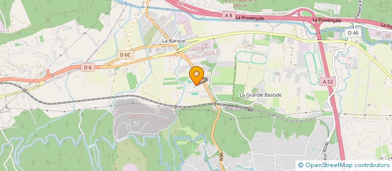 localisation de l'entreprise PVSIX  FUVEAU