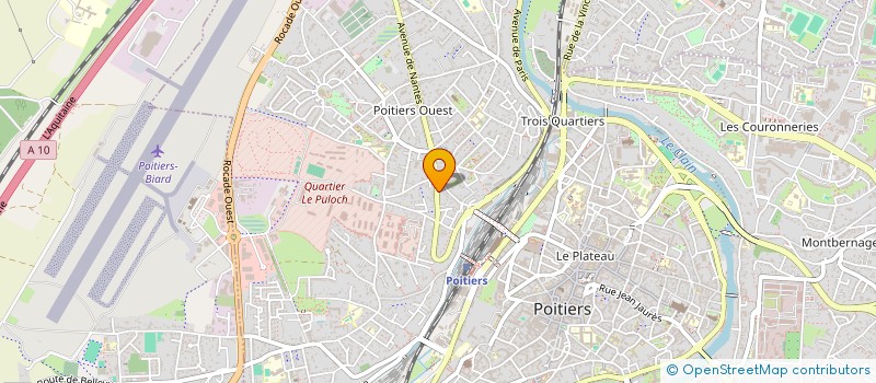 localisation de l'entreprise PVSOLUTIONS à POITIERS